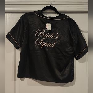 Bride Squad Set, Size Medium (top and shorts)